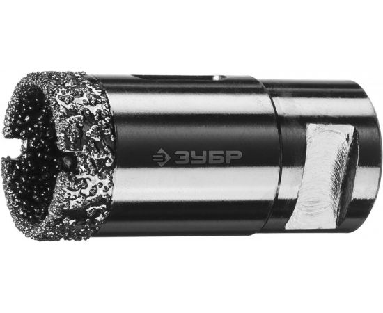 639205 - Алмазная коронка ЗУБР ПРОФЕССИОНАЛ унив. д/УШМ, сух.сверление,вакуумная пайка, посадка М14, d29 мм (1)