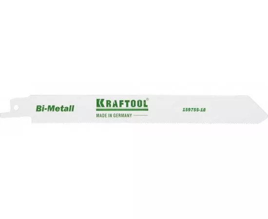 639824 - Полотно KRAFTOOL INDUSTRIE QUALITAT, S1122EF, д/эл/ножовки, Bi-Metall, по металлу,шаг 1,4мм, 180мм (1)