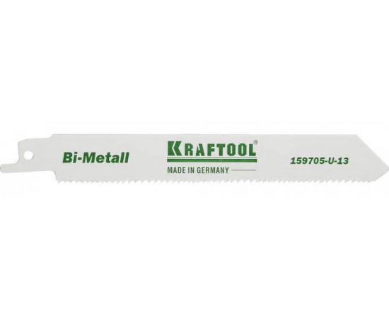 639830 - Полотно KRAFTOOL INDUSTRIE QUALITAT, S922VF, д/эл.ножовки, Bi-Met, металл, дерево, 130/1.8-2.5мм (1)