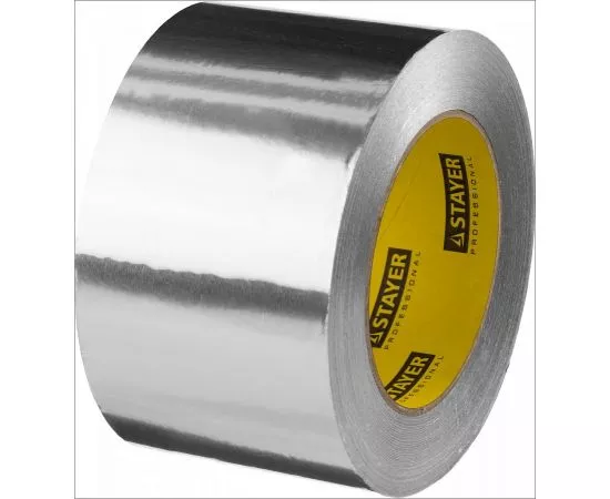 655220 - Алюминиевая лента, STAYER Professional 12268-75-50, до 120°С, 50мкм, 75мм х 50м (1)