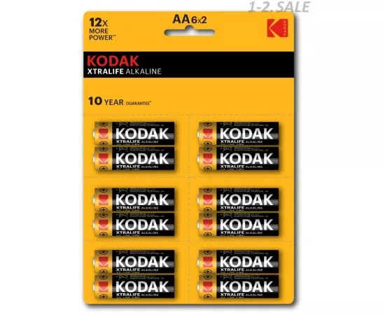 696948 - Э/п Kodak XTRALIFE LR6/316 12BL perforated (6x2BL) (1)