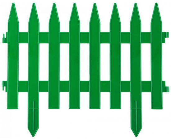548387 - Забор декор GRINDA КЛАССИКА, 28x300см, зеленый zu422201-G (1)