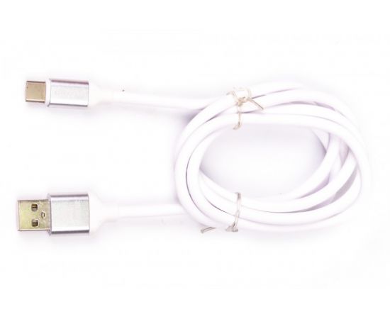 725632 - Кабель USB(A)шт. - type C шт. HARPER SCH-730 white, метал. разъемы 1м, белый (1)