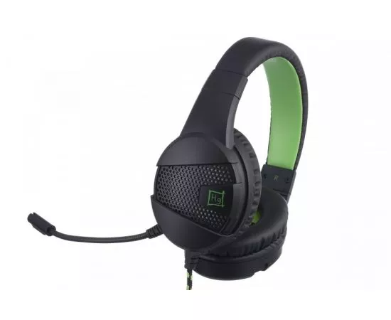 731241 - Наушники Игровые Harper Gaming GHS-X15, черно-зеленые, 20 Гц-20 кГц, USB (1)
