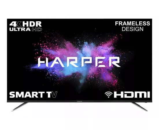 731322 - Телевизор HARPER 65U750TS, 65 (165 см), 3840x2160 (ULTRA), SMART TV (Android v7.0) (1)