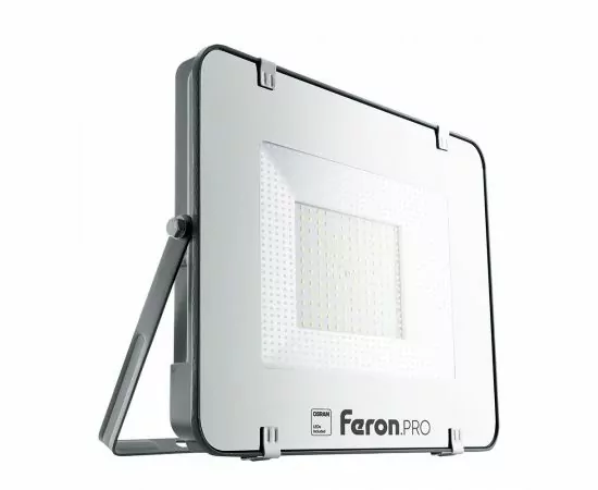 799164 - Feron.PRO прожектор св/д 150W(15000lm) 6400K IP65 черный 326x44x375 OSRAM LL-1000 41542 (1)