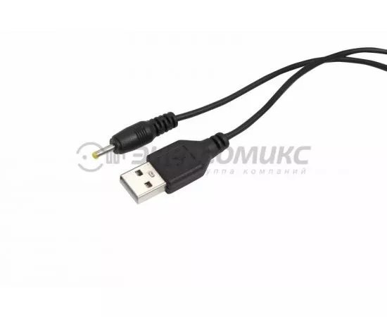 612325 - Кабель USB(А)шт. - DC шт. 0.7х2.5мм (-адаптер) 1M REXANT цена за шт (10!), 18-1155 (1)