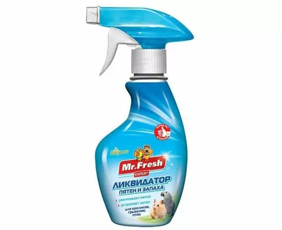 799480 - Ликвидатор пятен и запаха Mr.Fresh 3в1 для птиц и грызунов 200мл F402 (1)