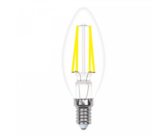 639476 - Uniel свеча E14 5W(420lm) 3000К 3К Multibright LED-C35-5W/WW/E14/CL/MB GLM10TR (1)