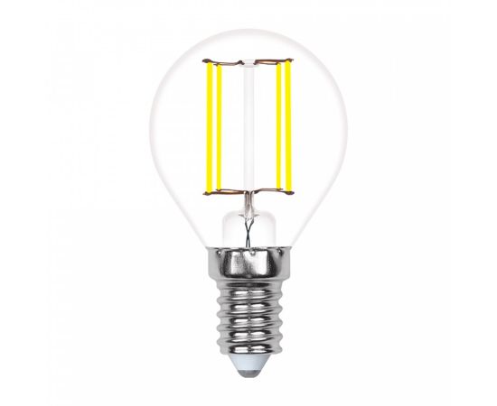 639478 - Uniel шар E14 5W(420lm) 3000K 3K прозр. Multibright LED-G45-5W/WW/E14/CL/MB GLM10TR (1)