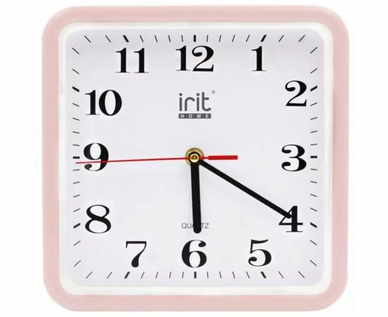 801014 - Часы настенные IRIT IR-650, d=22см, пластик/стекло, АА*1шт нет в компл (1)