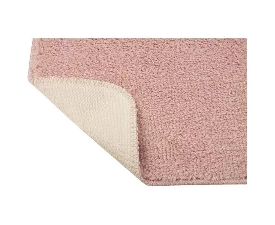 801227 - Коврик для ванной комнаты 40х60см,текстиль(п/э)/латекс,п/скольз,Pastel,розовый,102500/Рыжий Кот (1)