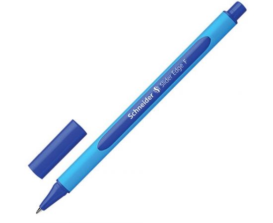 746266 - Ручка шариковая SCHNEIDER (Германия) Slider Edge F, СИНЯЯ, трехгранная, узел 0,8 мм, линия письма (1)