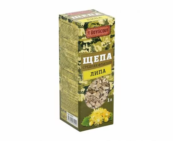 793759 - BOYSCOUT Щепа для копчения Липа, 1 л / 25 (1)