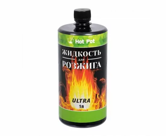 793810 - Жидкость д/розжига 1л Hot Pot ULTRA (углеводород) 61384 (1)