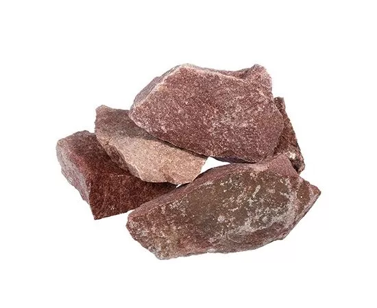 796592 - Камень Кварцит малиновый, колотый, в коробке по 20 кг Банные штучки (1)