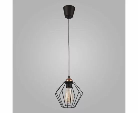 714471 - TK Lighting Люстра 1x 60W 200х200х1000 пластик чёрный Galaxy 1642 (1)