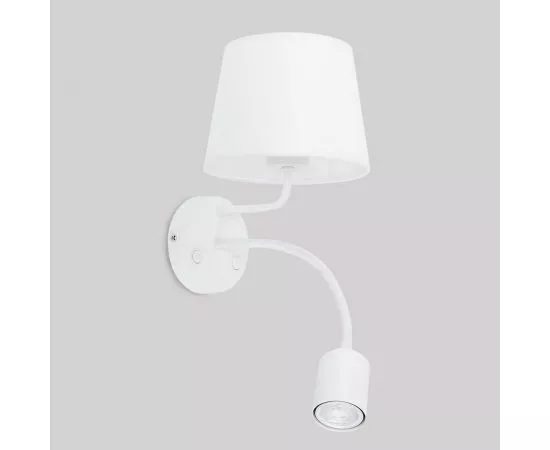 720035 - TK Lighting Бра 1x60W 190х450 металл белый Maja 2535 (1)