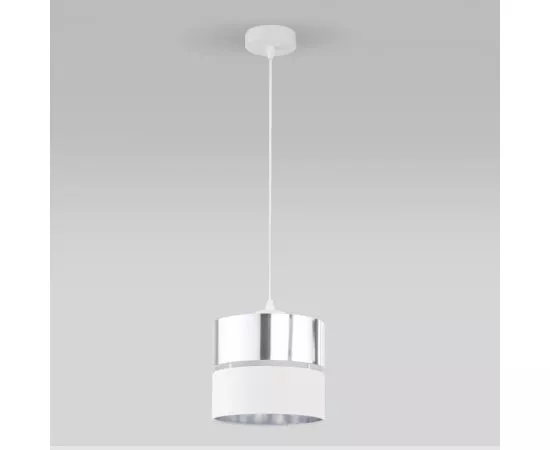 778916 - TK Lighting св-к подвесной 1x60W E27 200x1050 белый 4440 Hilton Silver (1)