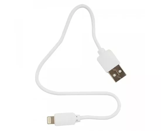 711053 - Кабель USB(A)шт. - 8pin шт. для iPhone5/6/7/8/X, IPod, IPad Гарнизон, 0.3м, белый, пакет (1)