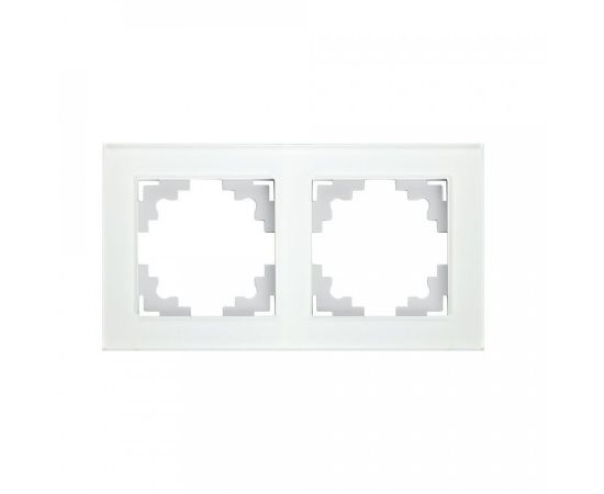 805061 - STEKKER Катрин рамка СУ 2 мест., стекло белый, GFR00-7002-01 39255 (1)