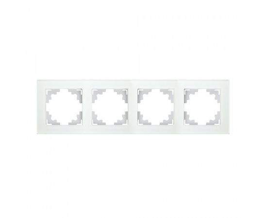 805065 - STEKKER Катрин рамка СУ 4 мест., стекло белый GFR00-7004-01 39257 (1)