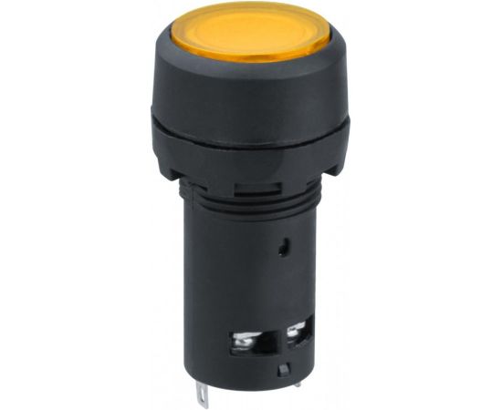 795578 - Navigator Кнопка NBI-B-09-Y желтая с подсветкой d22мм 230В NO+NC 82823 (1)
