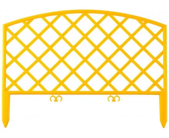 548392 - Забор декор GRINDA ПЛЕТЕНЬ, 24x320см, желтый zu422207-Y (1)