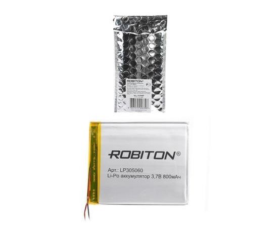584243 - Акумулятор Robiton Li-Po LP305060 800mAh 3.7V, 14071 (1)