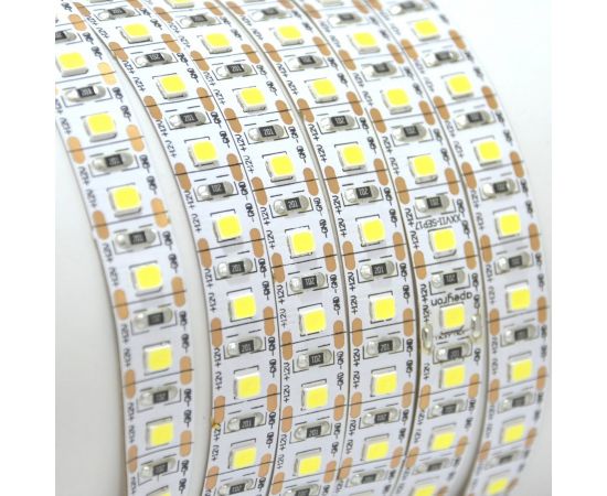 760528 - APEYRON Лента св/д PRO 12V 16.6W/m 100led/m IP20 3000K 1500lm/m 5м интер 2K 2835 00-103 (1)