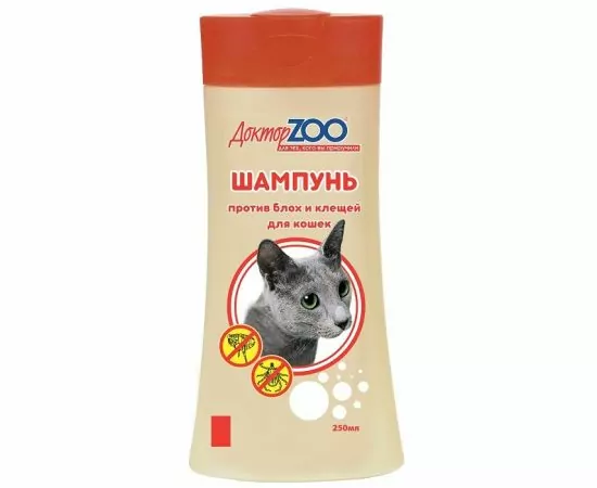 768393 - Шампунь от клещей/блох для кошек 250мл Доктор ZOO ZR0621 (1)