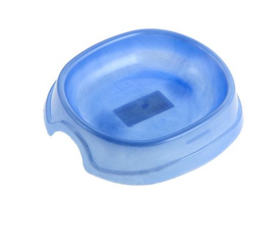 805530 - Миска для кошек Atlantis 200мл (13,5*12,5*3см) пластик, голубой перламутр 3532818 HOMECAT (1)