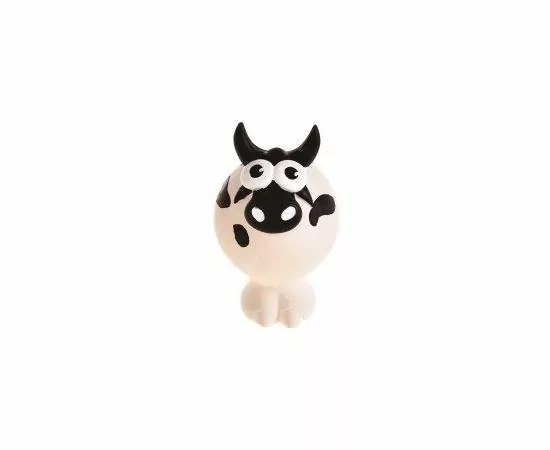 805736 - Игрушка для собак латексная Корова с пищалкой 11,5*7*7см HOMEPET pcc104161-b (1)