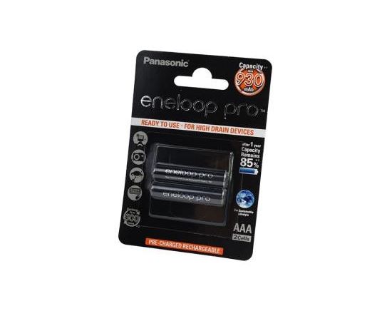 661027 - Ак-р Panasonic eneloop Pro R03 930mAh Ni-MH BK-4HCDE/2BE BL2 (1)