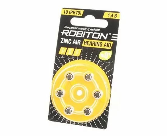 766455 - Э/п Robiton HEARING AID R-ZA10-BL6 10 PR70 DA230 V10 BL6 для слуховых аппаратов, 16911 (1)