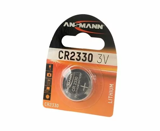 779635 - Э/п ANSMANN 1516-0009-RU CR2330 BL1,  3V, 250 mAh, -20...+60°C срок хранения 10 лет (1)