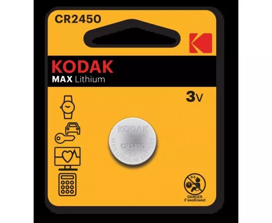 784314 - Э/п Kodak MAX Lithium CR2450 BL1 (1)