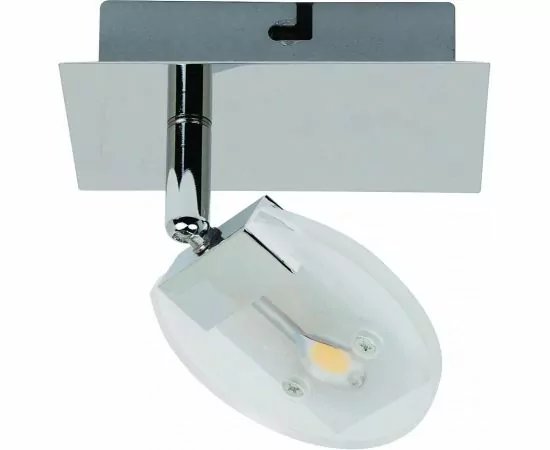 576879 - HOROZ  св/д св-к потолочный 1*5W 4000K 325lm IP20 Хром 120х90мм HL7161 (1)