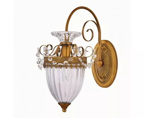 739378 - ARTELAMP Бра 1x40W E14 230x330x350 прозрачный/матовая латунь SCHELENBERG A4410AP-1SR (1)