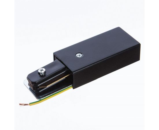 740739 - ARTELAMP коннектор-токоподвод для шинопровода (трека) 40x110x20 черный A160006 (1)