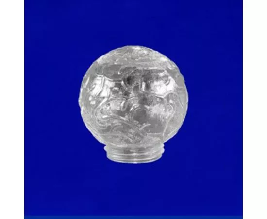 716806 - Элетех рассеиватель ННС 62-004-А Зигзаг прозр. шар стекло, А85 (уп.4шт, цена за шт.) (РФ) 100505003 (1)