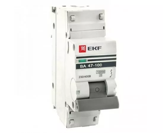 577358 - EKF Автоматический выключатель ВА47-100, 1P 16А (C) 10kA EKF PROxima (1)