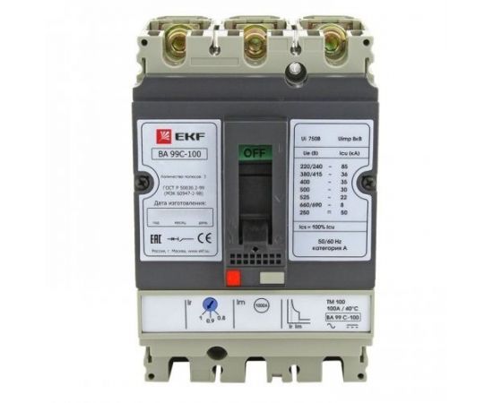 577593 - EKF Автоматический выключатель ВА-99C (Compact NS) 250/250А 3P 45кА EKF PROxima (1)