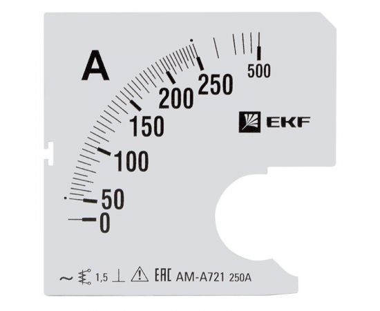 653772 - Шкала сменная для A721 250/5А-1,5 EKF PROxima (1)