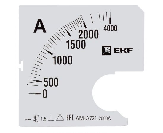 653780 - Шкала сменная для A721 2000/5А-1,5 EKF PROxima (1)