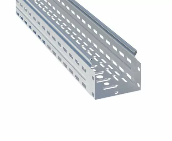 699823 - EKF Лоток перфорированный металлический 100х500х3000-1,0мм (6 м) L10050001 (1)