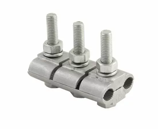 728803 - EKF PROxima Зажим соединительный плашечный 3 болта М6 (D провода 9,6...11,4 мм) ПА-2-2 pa-2-2 (1)