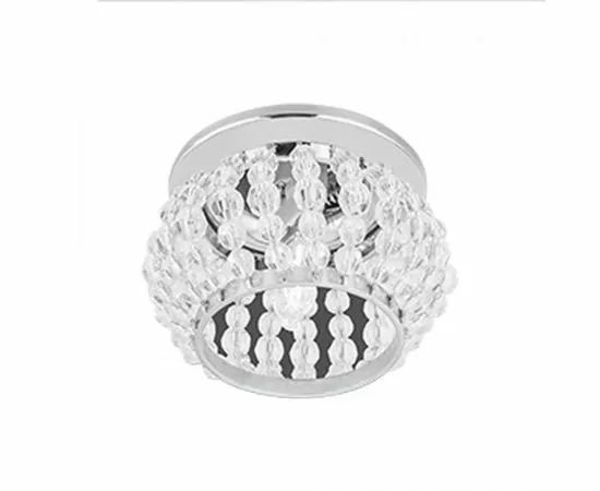 496512 - Gauss CR047 св-к встр. G9 Круг шарики с ободком 90(55)x85 Кристалл/Хром (1)