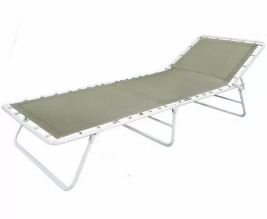 507483 - Раскладушка б/матраца Великан, 200*80*33см до 130кг, подголовник, КРБ239 ЗМИ (1)