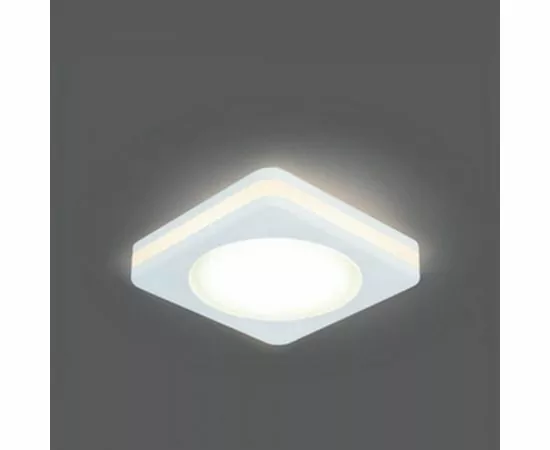 555487 - Gauss BL100 св-к встр. 5W 3000K Квадратный Белый (1)